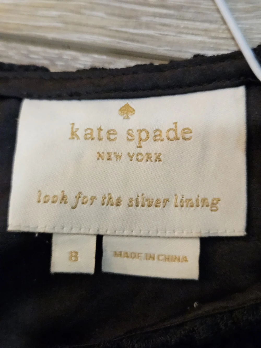 Kate Spade Black Daisy Lace Mini Dress Size 8 Feminine